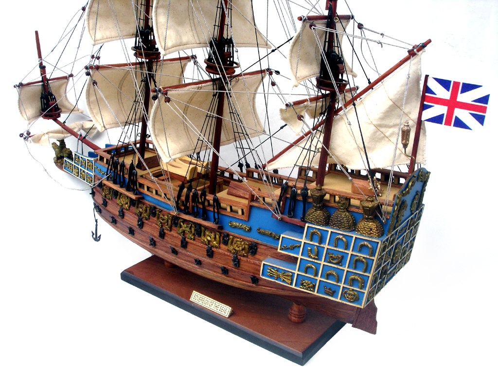 Thuyền gỗ trang trí SOVEREIGN OF THE SEAS - 40cm