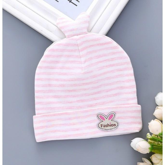 Mũ sơ sinh, nón sơ sinh chất cotton nhiều mầu dành cho bé cực an toàn nhiều mẫu lựa trọn 0-12 tháng