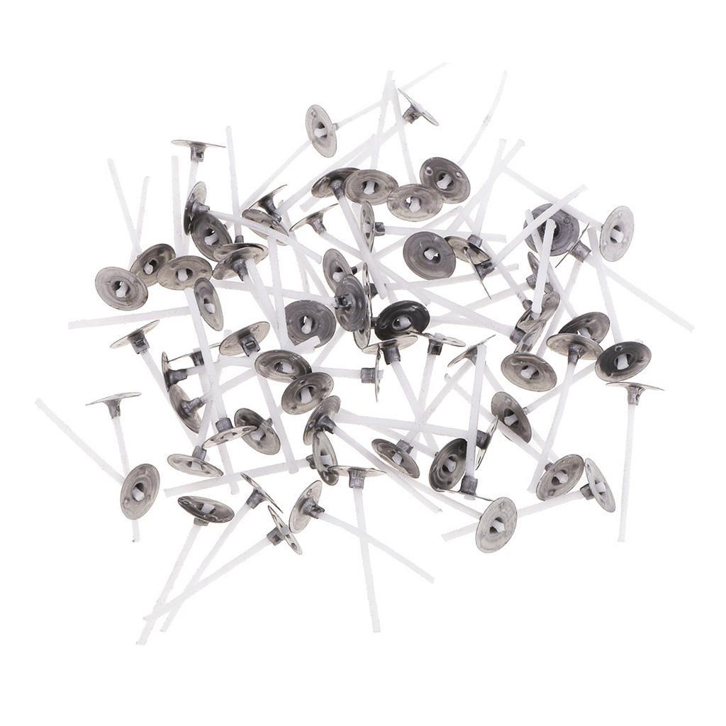 Prettyia 400x Aluminum Tealight Cup Case Candle Wax Box 3cm Candle Wicks