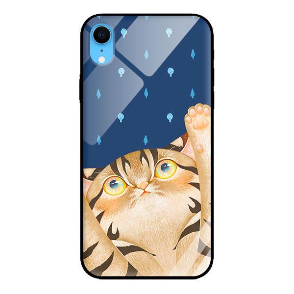 Ốp kính cường lực cho iPhone XR Mèo Xanh - Hàng chính hãng