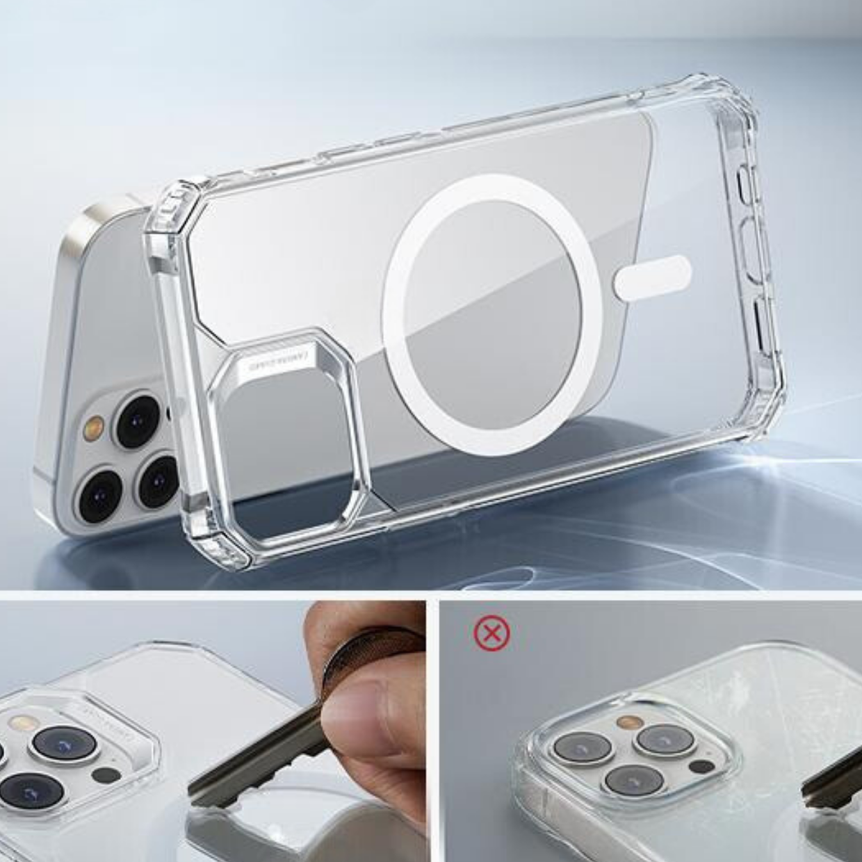 Ốp Lưng Dành Cho iPhone 15 ProMax/ iPhone 15 Pro ESR Air Armor _ Hàng chính hãng