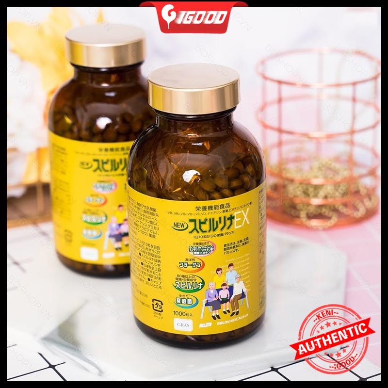 Tảo vàng EX Nhật Bản (1 set 2 lọ, mỗi lọ 1000 viên)