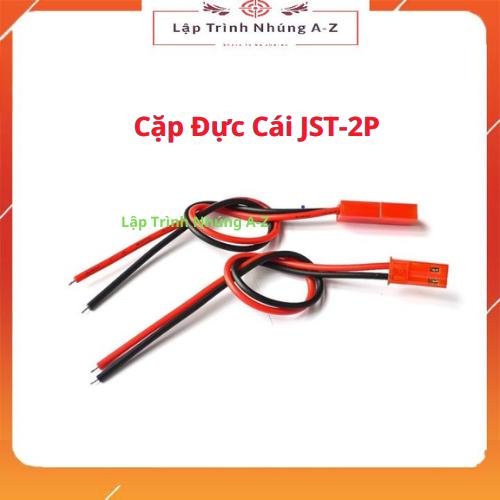 [Lập Trình Nhúng A-Z][G37] Cặp Đực Cái JST-2P Dài 15Cm