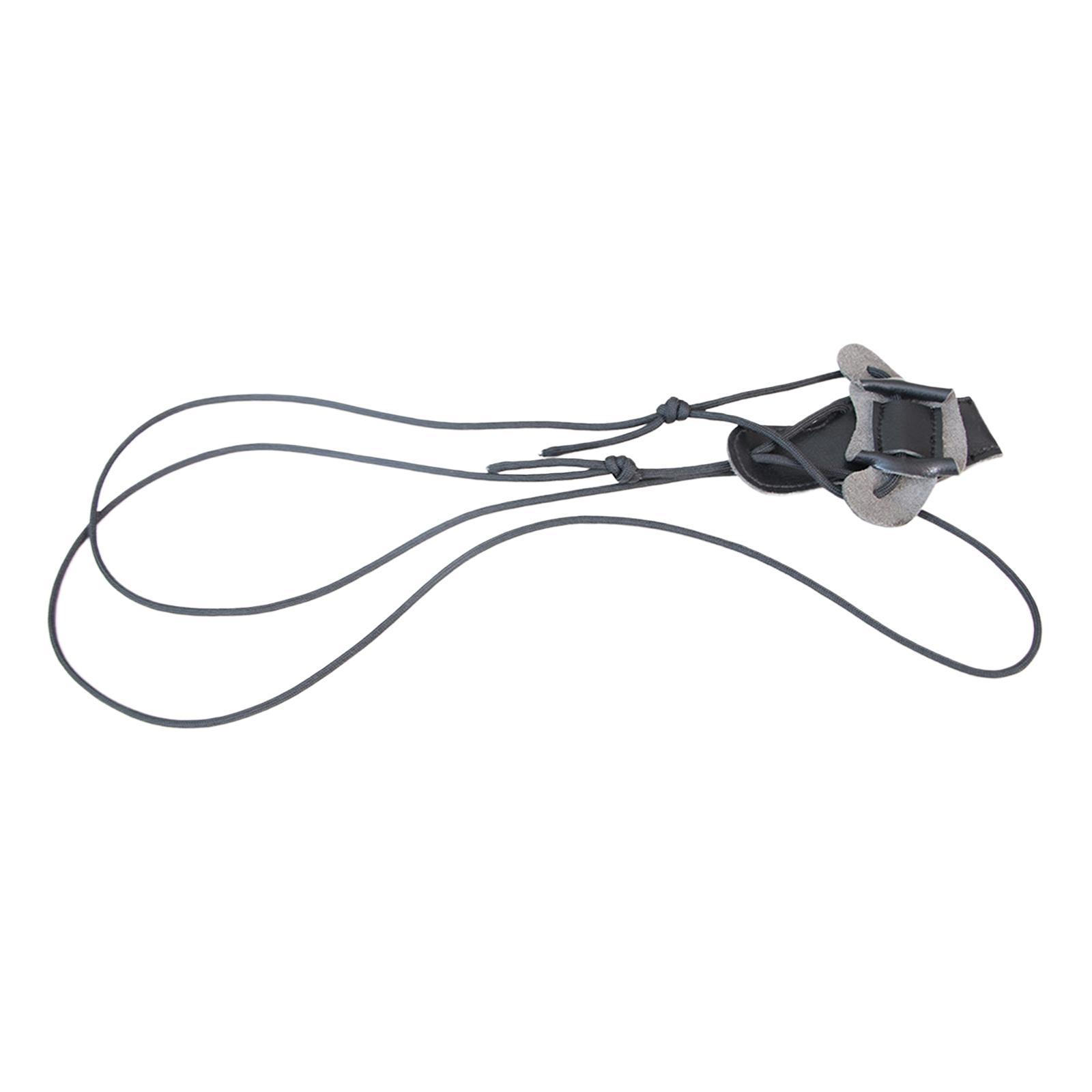 Multifunction Bow String Non Slip Rope Stable Recurve String PU Leather Bow and Arrow String for Competition Hunting Bow Equipment