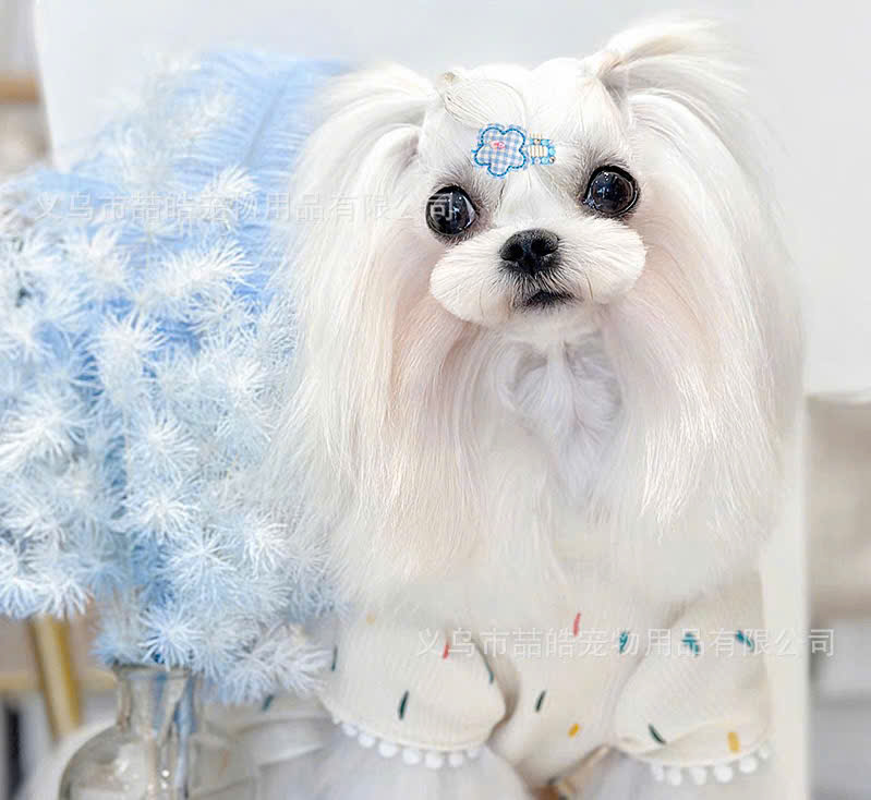 NƠ KẸP TÓC BUỘC TÓC CÀI TÓC SANG TRỌNG DỄ THƯƠNG MÃ 24 XINH XẮN CHO THÚ CƯNG CHÓ MÈO