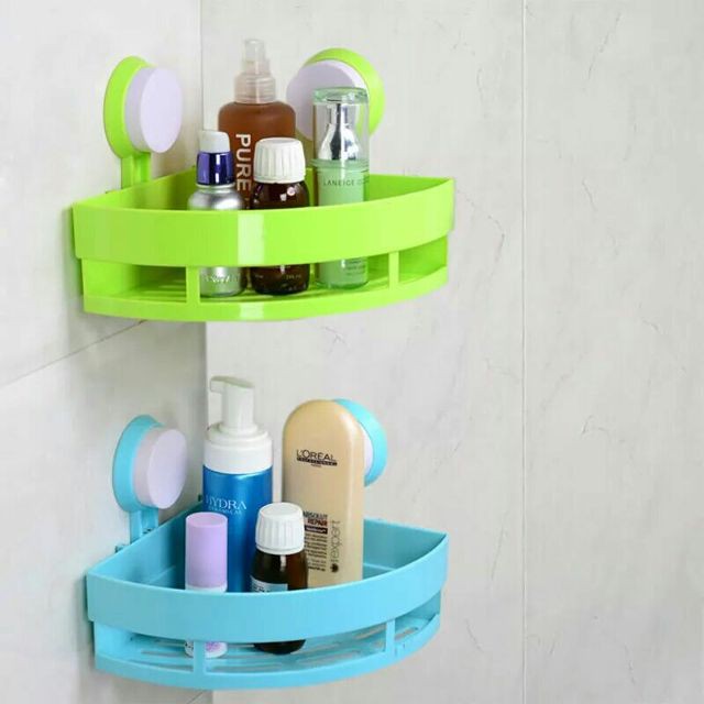 Kệ tam giác để đồ trong nhà tắm bằng nhựa