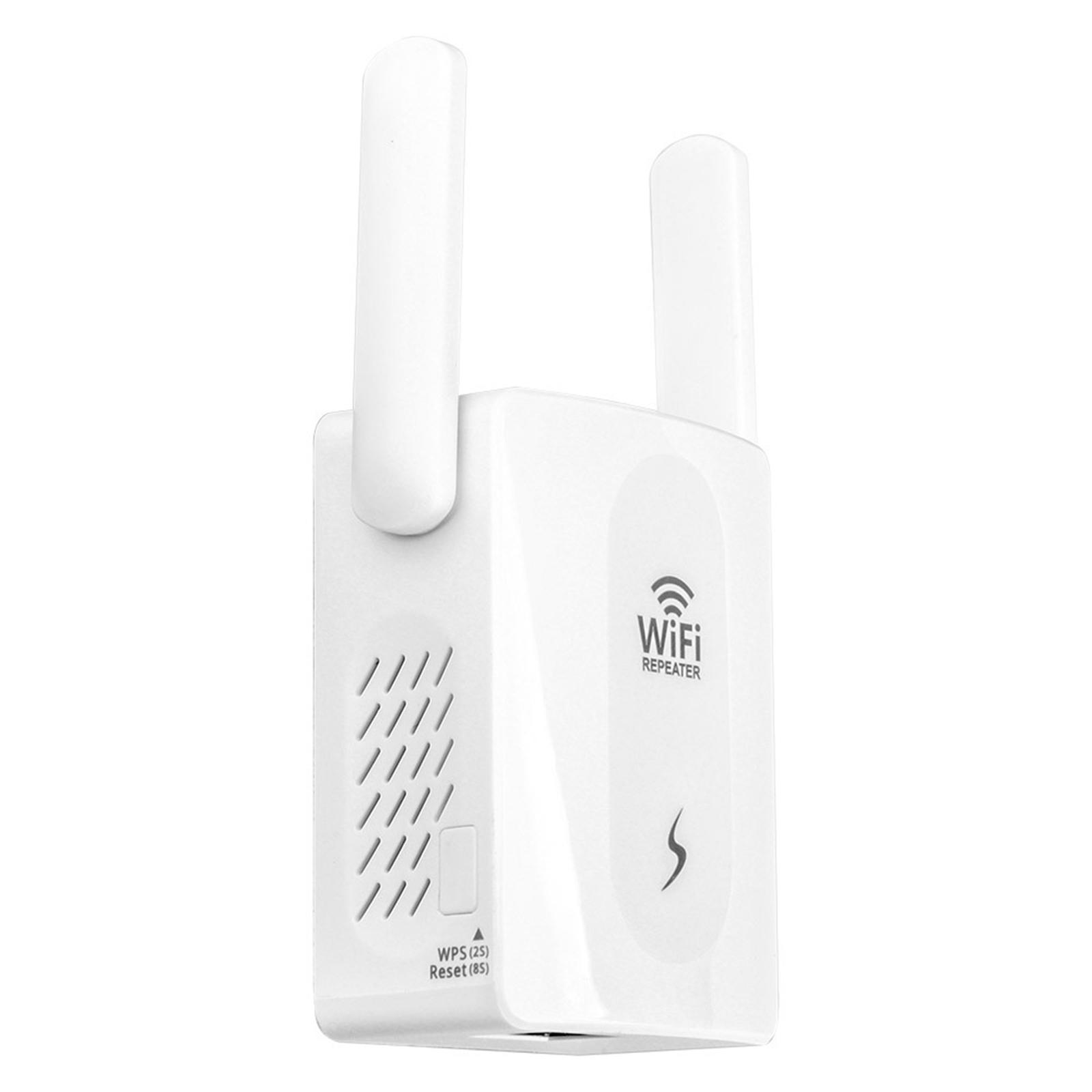 WiFi Repeater Set ,300M Amplifier Wi-Fi Expander 2 Antenna Signal Booster Household Computer Accessories Router US