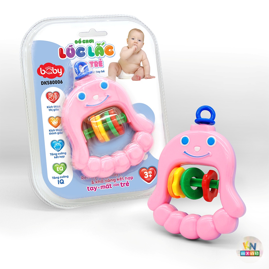 Đồ chơi Lục Lạc Cho Bé Duka Happy Baby (Nhiều mẫu khác nhau)