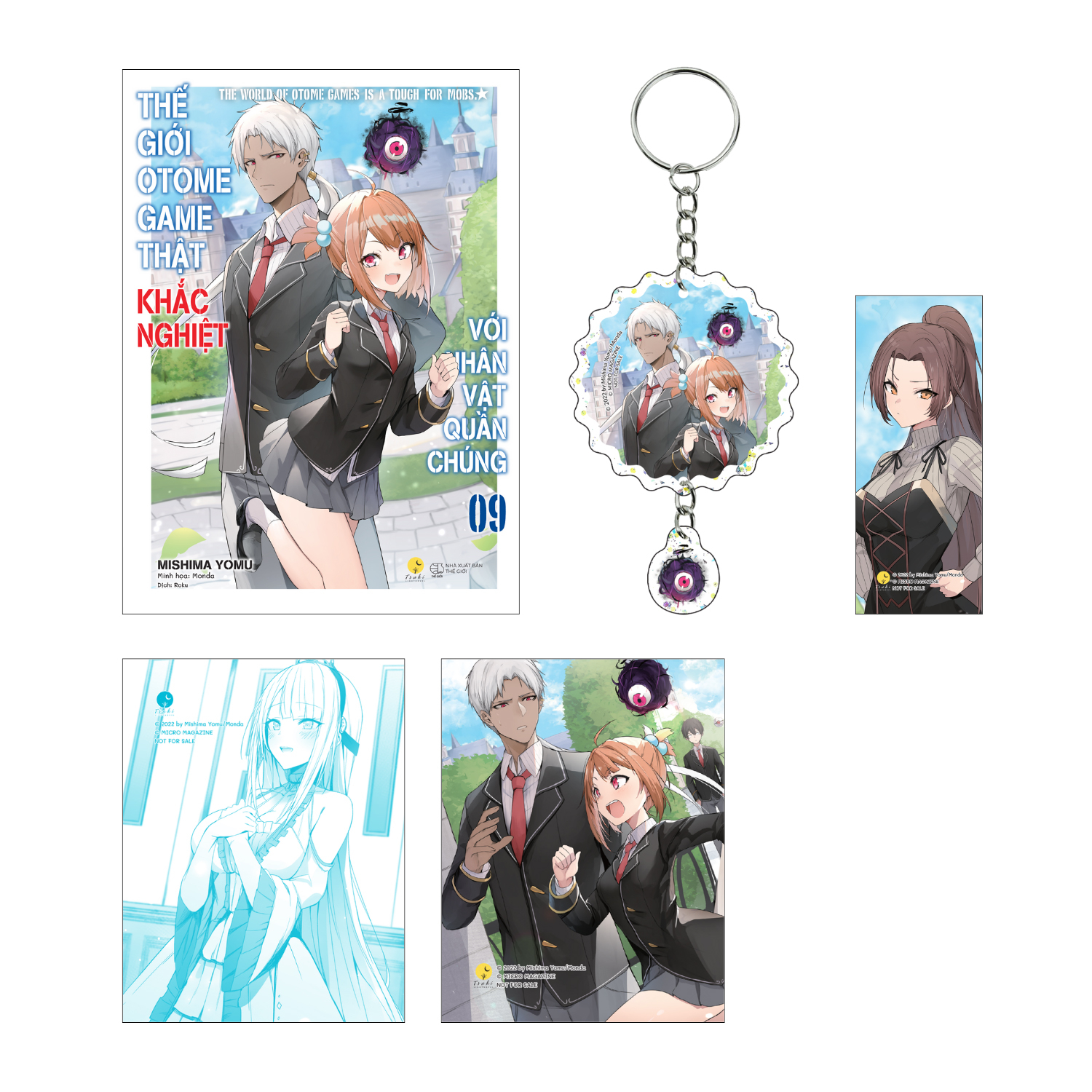 Thế Giới Otome Game Thật Khắc Nghiệt Với Nhân Vật Quần Chúng - Tập 9 - Bản Đặc Biệt - Tặng Kèm 1 Bookmark + 2 Card Bồi Cứng + 1 Móc Khóa Acrylic