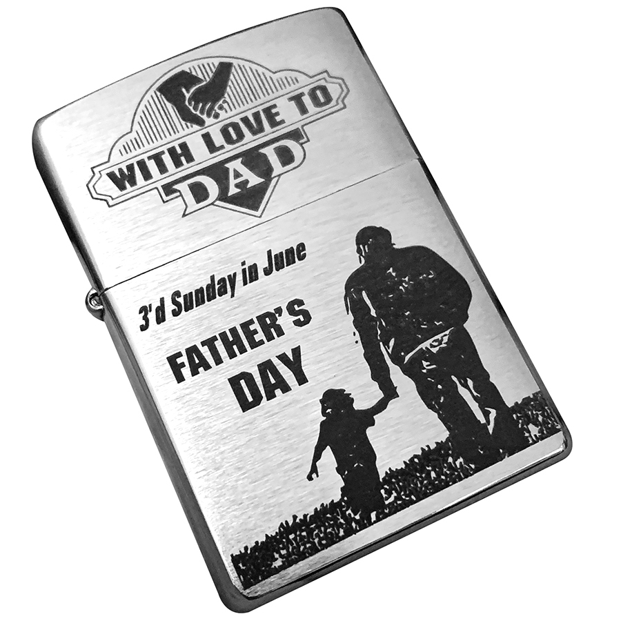 Bật Lửa Zippo 200 Khắc Father’S Love 06 – Zippo 200.Fatherlove06