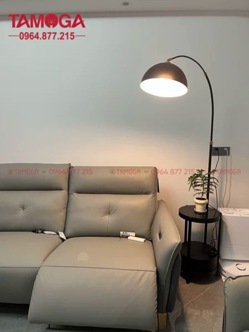 Đèn cây chụp sắt sơn đen 005 BK TAMOGA trang trí, decor phòng khách phòng ngủ