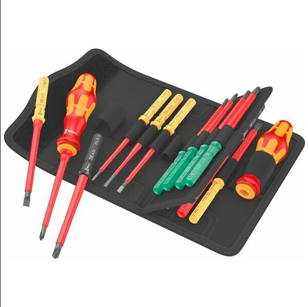 BỘ TUA VÍT THÂN RỜI 17 CHI TIẾT KRAFTFORM KOMPAKT VDE 17 UNIVERSAL 1 TOOL FINDER WERA 05006611001