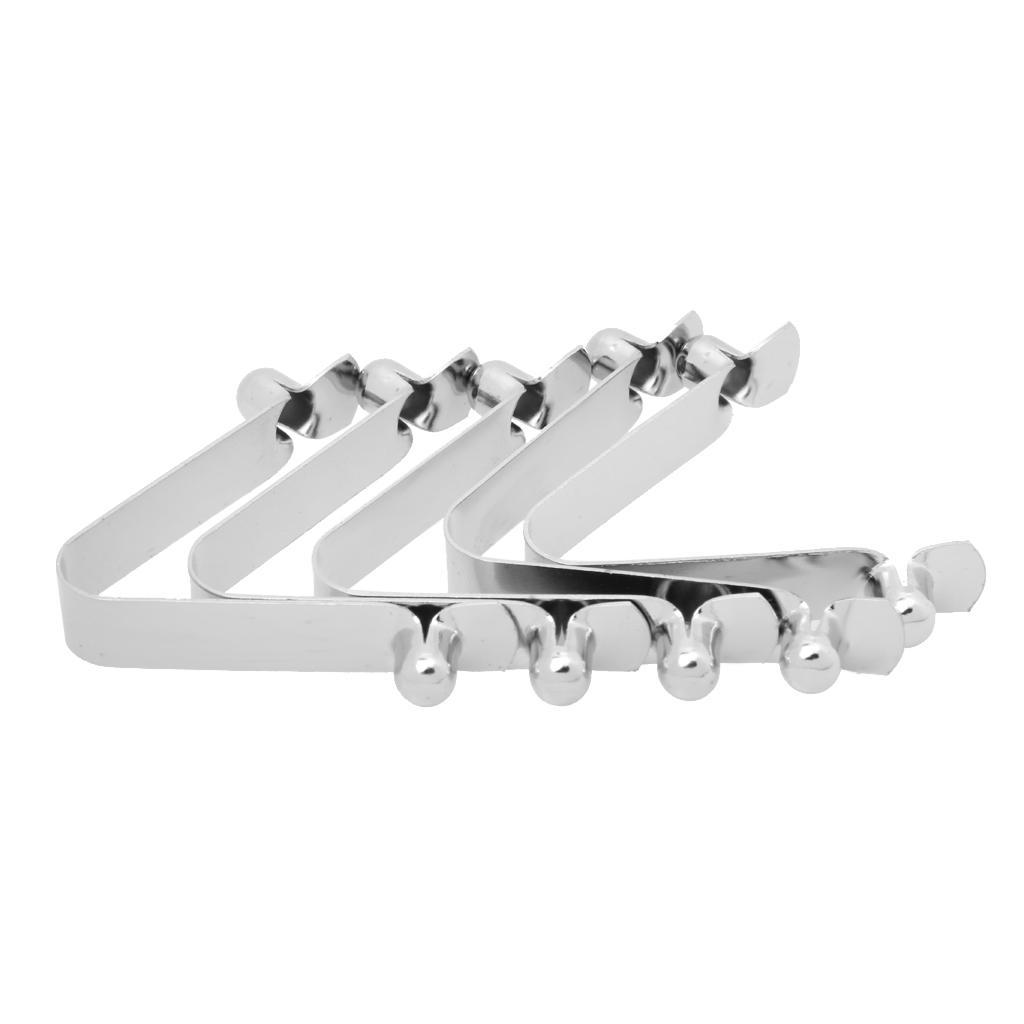5pc Steel paddle Tent Pole Push Solid/Hollow Button Spring Pins