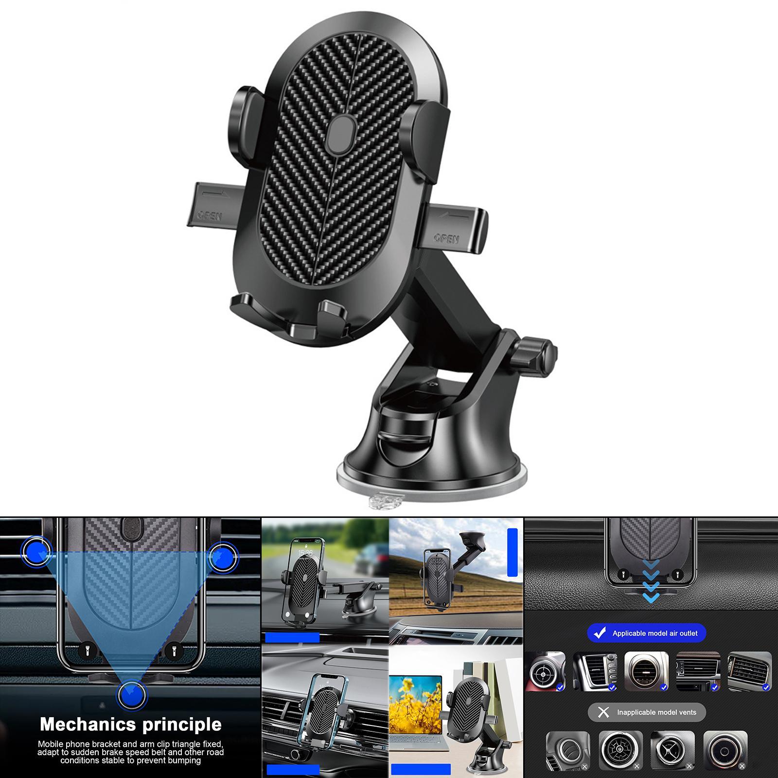 Car Phone Mount Phone Holder for Car Dashboard Air Vent Rotation