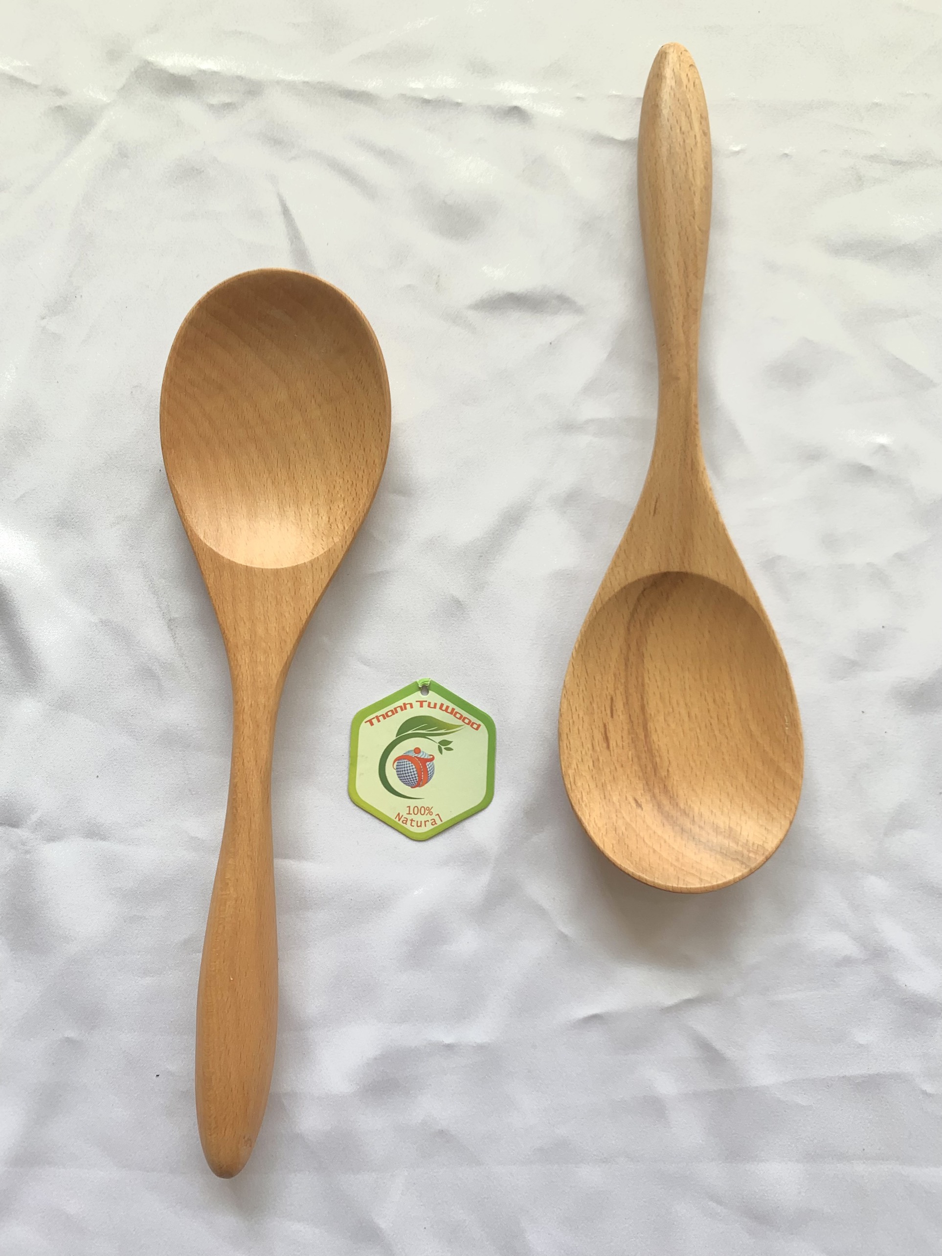 MUỖNG CƠM GỖ BEECH THANH TÚ 20CM