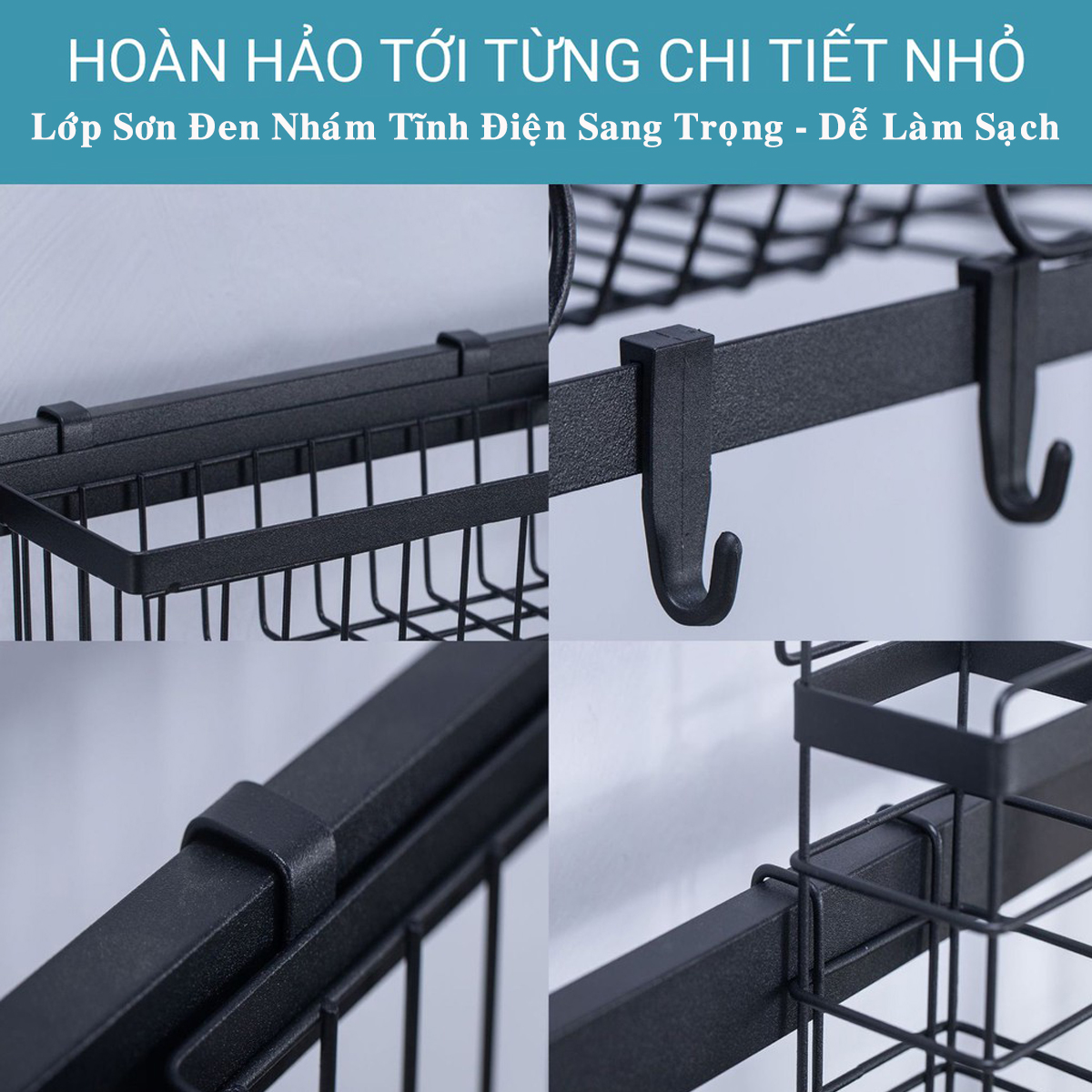 Kệ Để Bát Thông Minh, Giá Kệ Để Chén Bát Đũa Ráo Nước Dài 65/85/95/125Cm – Thép Carbon Không Gỉ - Sơn Tĩnh Điện Loại Cao Cấp Siêu Bền Chính Hãng miDoctor