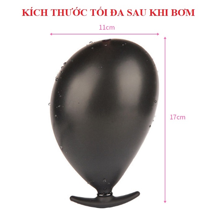 Bóng tập lực tay, tập cơ đùi - bơm to 11cm, có thể tháo rời BCS21