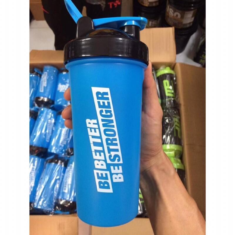 Bộ 2 sản phẩm bình nước shake bottle và hộp đựng whey ishake protein funnel