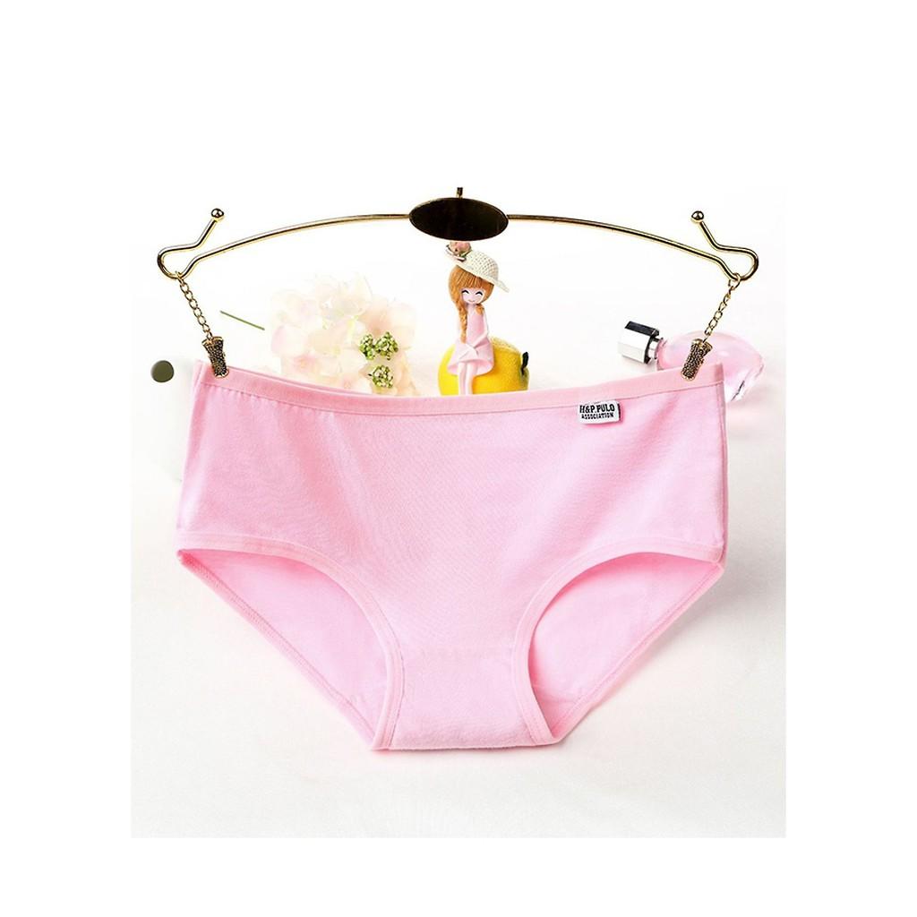 Combo 10 quần lót cotton trơn