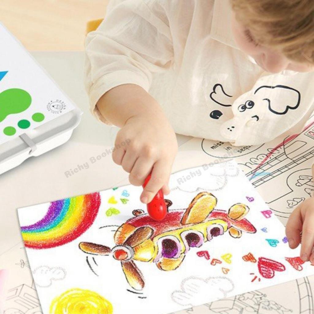 Màu Sáp Lụa Hữu Cơ Quả Đậu - Pease Crayons Mideer Cho Bé Từ 18m