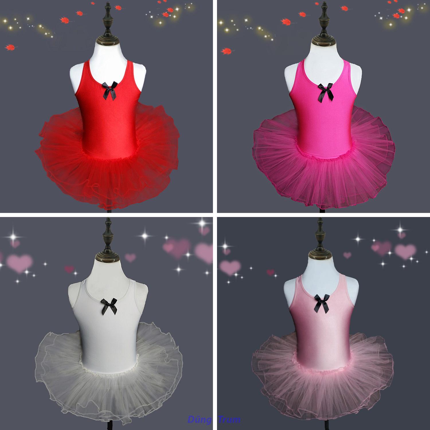 Váy múa bale chất cotton siêu đẹp thấm hút và co dãn 4 chiều