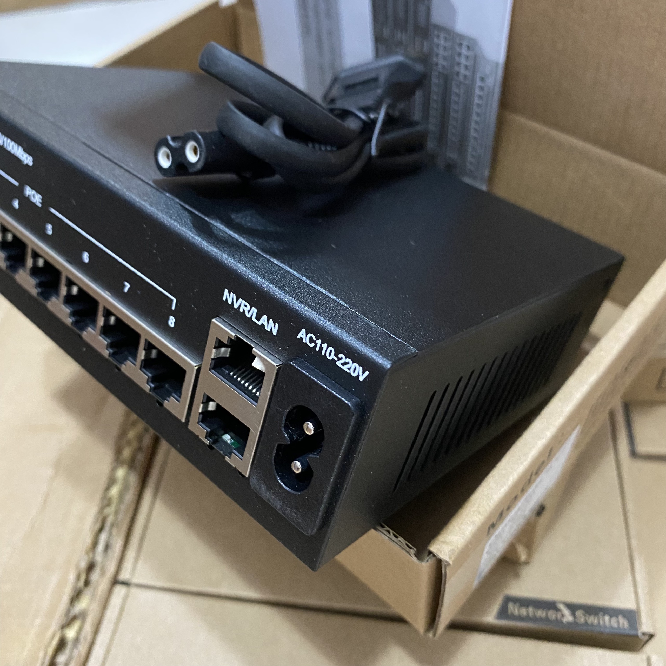Bộ Chia Mạng POE 10 Cổng Switch POE 8+2 Uplink