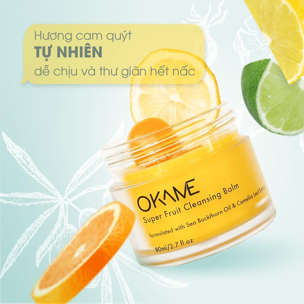 Sáp tẩy trang dễ nhũ hoá, làm sạch sâu Okame Super Fruit Cleansing Balm - 7ml