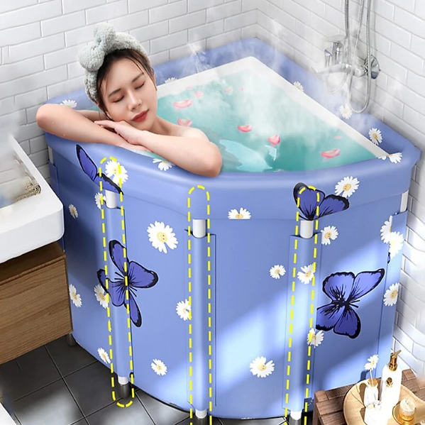 It shop - Bồn Tắm Gia Đình Đặt Góc Spa Bathtub Có Thể Gập