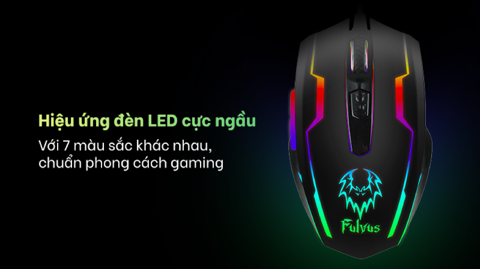 Chuột Gaming Có Dây Prolink Fulvus PMG9003 2400DPI RGB - Hàng Chính Hãng