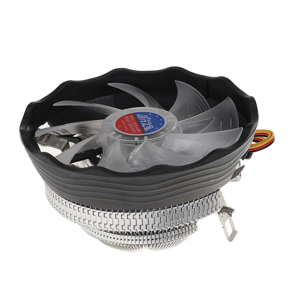 Alloy Bearing CPU Cooler Fan RGB Heatsink Radiator for Intel LGA1156/1155