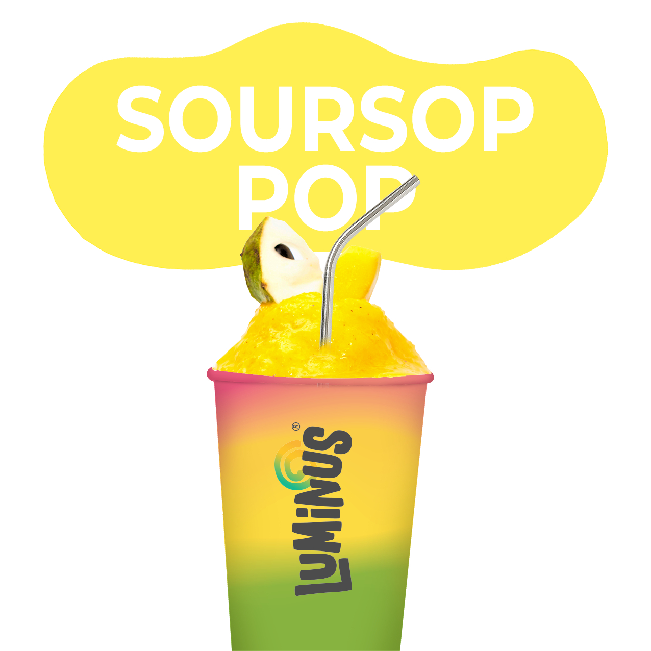 [Chỉ giao HCM] Soursop Pop Strawberry/Mango Smoothies - 500ml
