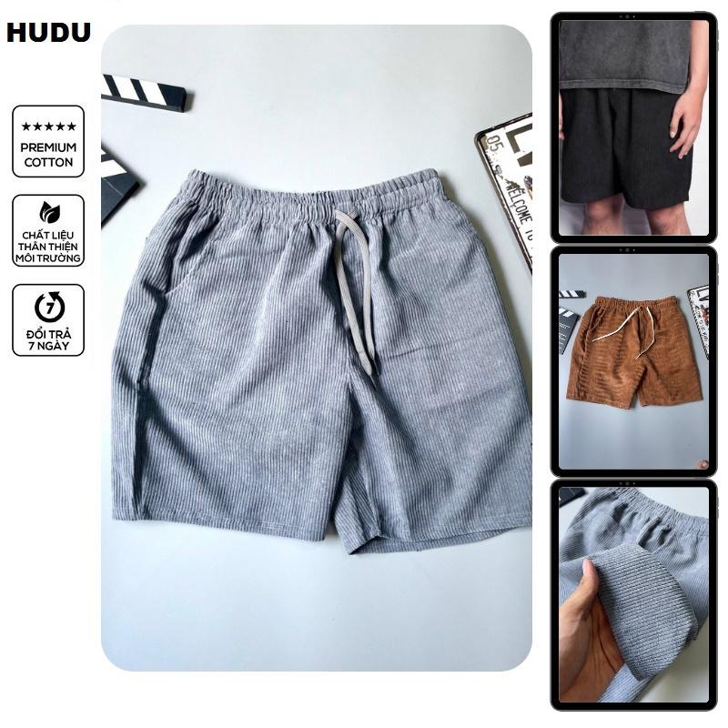 QUẦN SHORT NGỐ NHUNG TĂM NAM NỮ NHIỀU MÀU, QUẦN SHORT BASIC NHUNG GÂN UNISEX