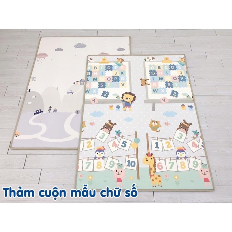 Thảm xốp cuộn Umoo 2 mặt chống thấm chống trơn trượt siêu đẹp