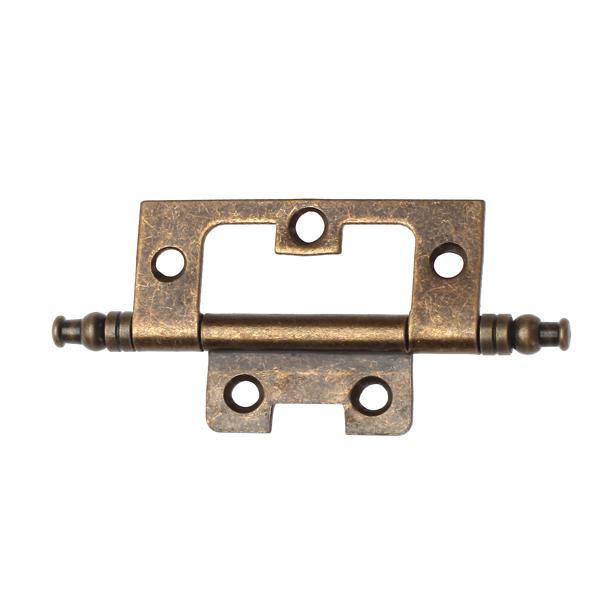 Antique Bronze Flush Hinge With Finial, Flap Hinge, Corner Hinge Door Hardware
