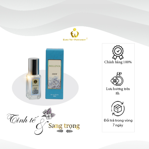 Nước hoa MILLENIA 006W Nguồn gốc hương Từ GREEN TEA.10ml