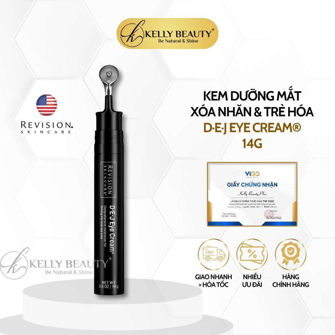Kem Dưỡng Ẩm Xóa Nhăn và Làm Săn Chắc Vùng Mắt Revision D·E·J Eye Cream | Kelly Beauty