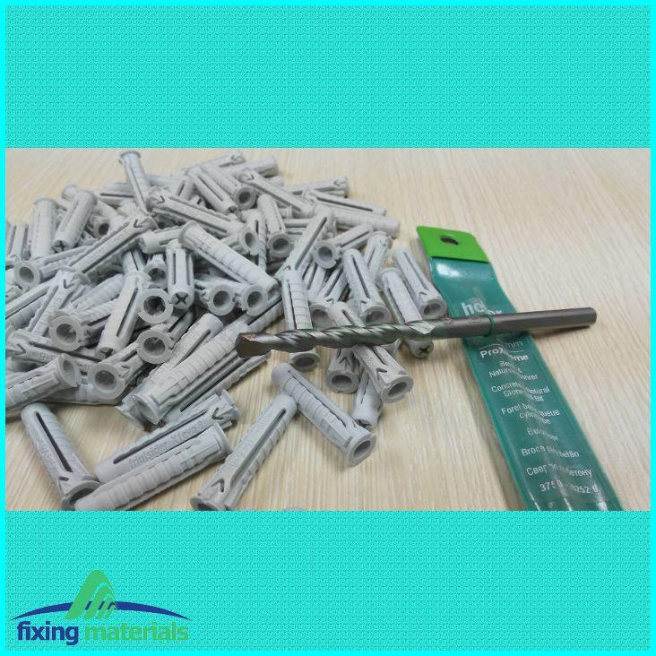 Combo 100 cái tắc kê nhựa Friulsider X1 + 1 mũi khoan Heller