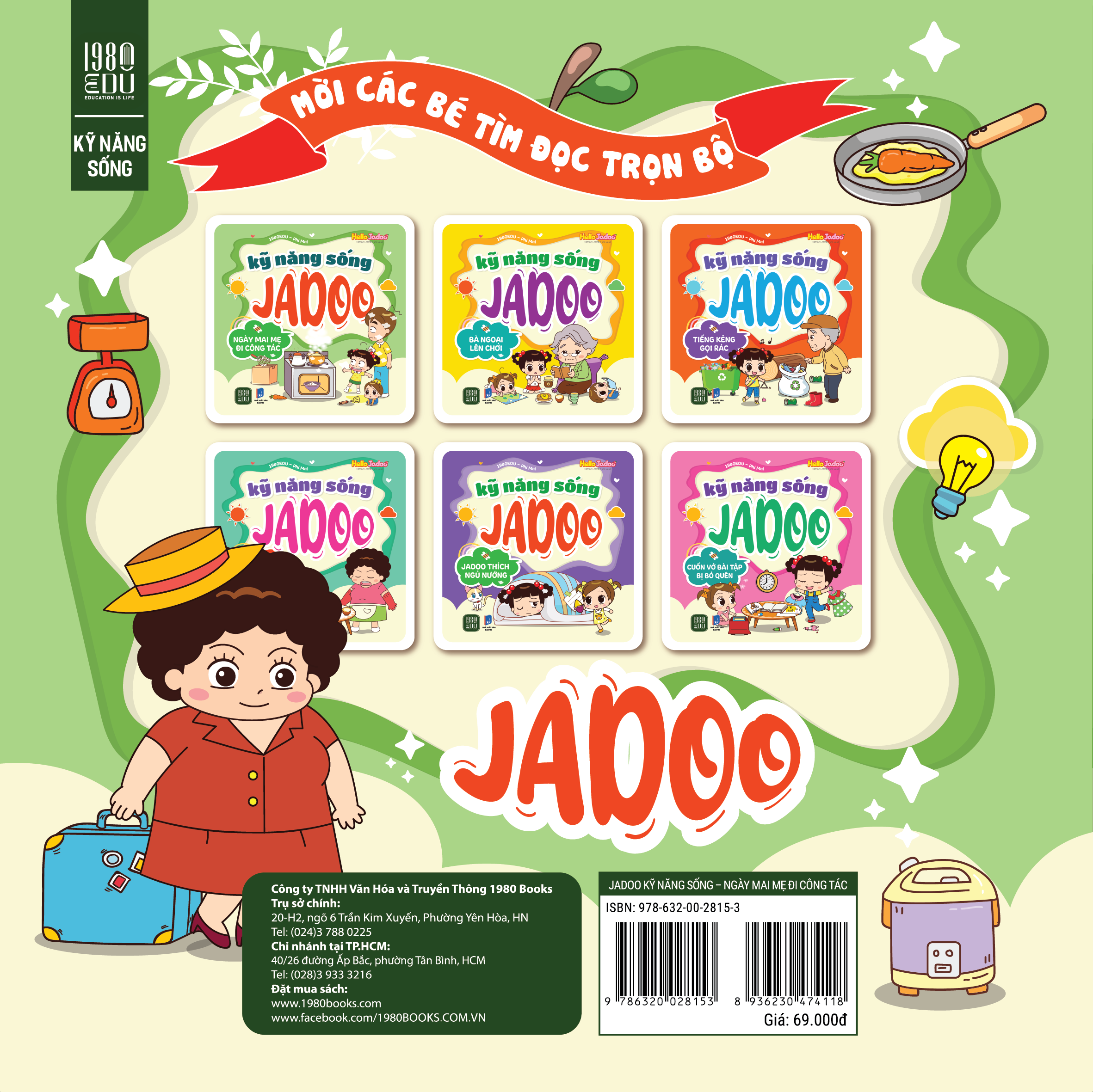 Sách JADOO Rèn kỹ năng sống (Chọn tập/combo)