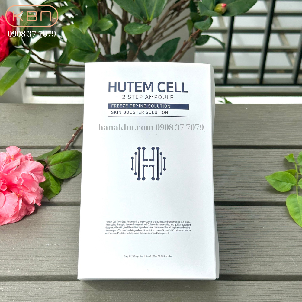2 Step Ampoule Hutem Cell - Giải Pháp Tế Bào Gốc Sấy Lạnh Cho Da