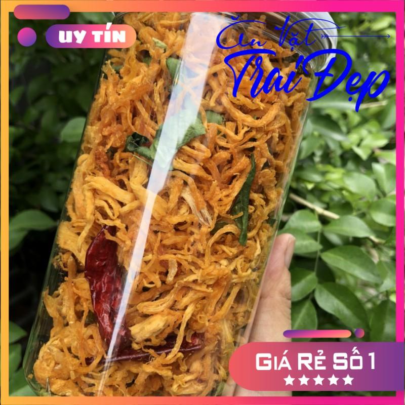 100G GIÁ SỈ KHÔ GÀ LÁ CHANH THƯỢNG HẠNG SIÊU NGON - TRAI ĐẸP SNACK