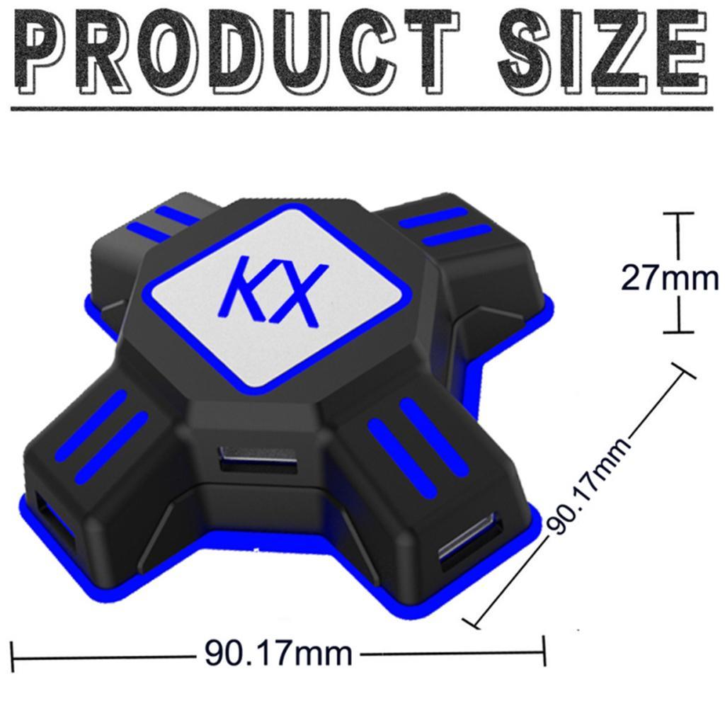 Gaming Keyboard Mouse Adapter Console USB Converter for S/X