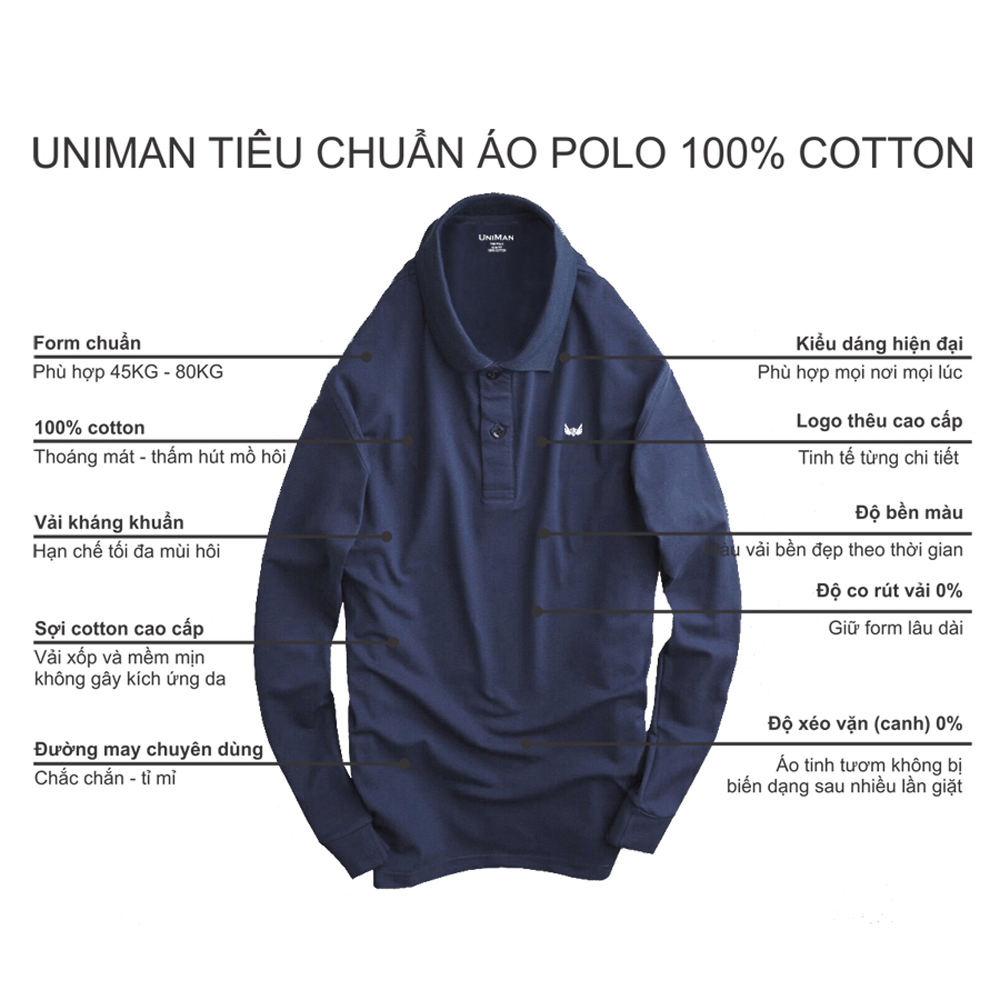 Áo Thun Polo Nam Cổ Bẻ, Vải Cotton Cá Sấu 100%VNXK Cao Cấp, Phong Cách Trẻ trung, Thoáng Mát, Thấm Hút Mồ Hôi