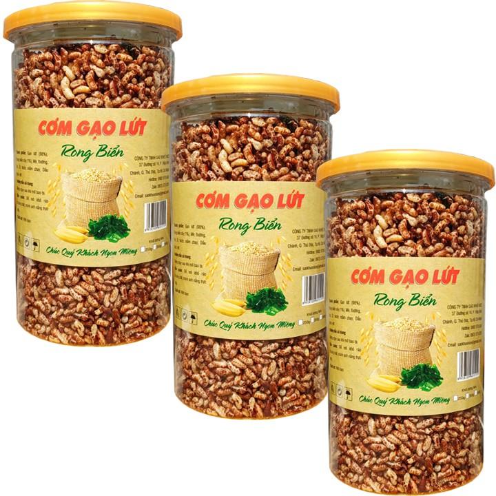 Cơm gạo lứt rong biển mỗi hũ 250g - món ăn giúp giảm cân hoặc ăn chay tốt cho sức khỏe