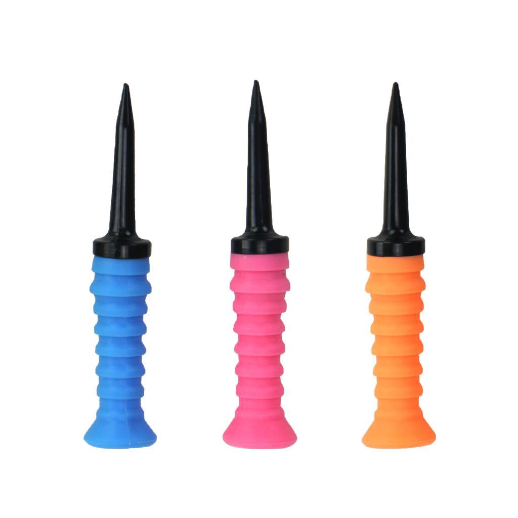 3x Golf Tees 3 Pieces Golf Tees Plastic Golf Tees Ball Markers - Golf Club Accessories