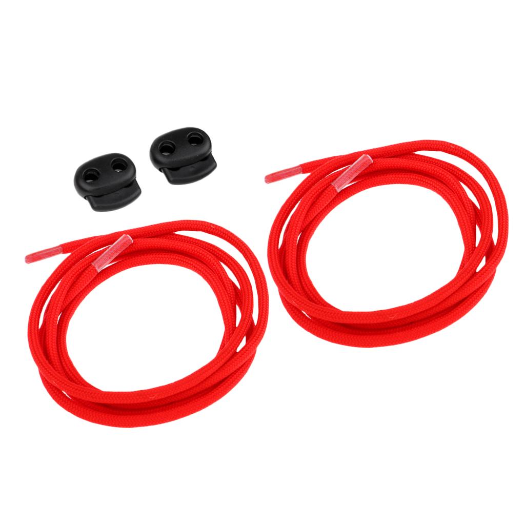 7-Strand Shoe Laces Shoelaces Fire Starter Emergency Survival Red