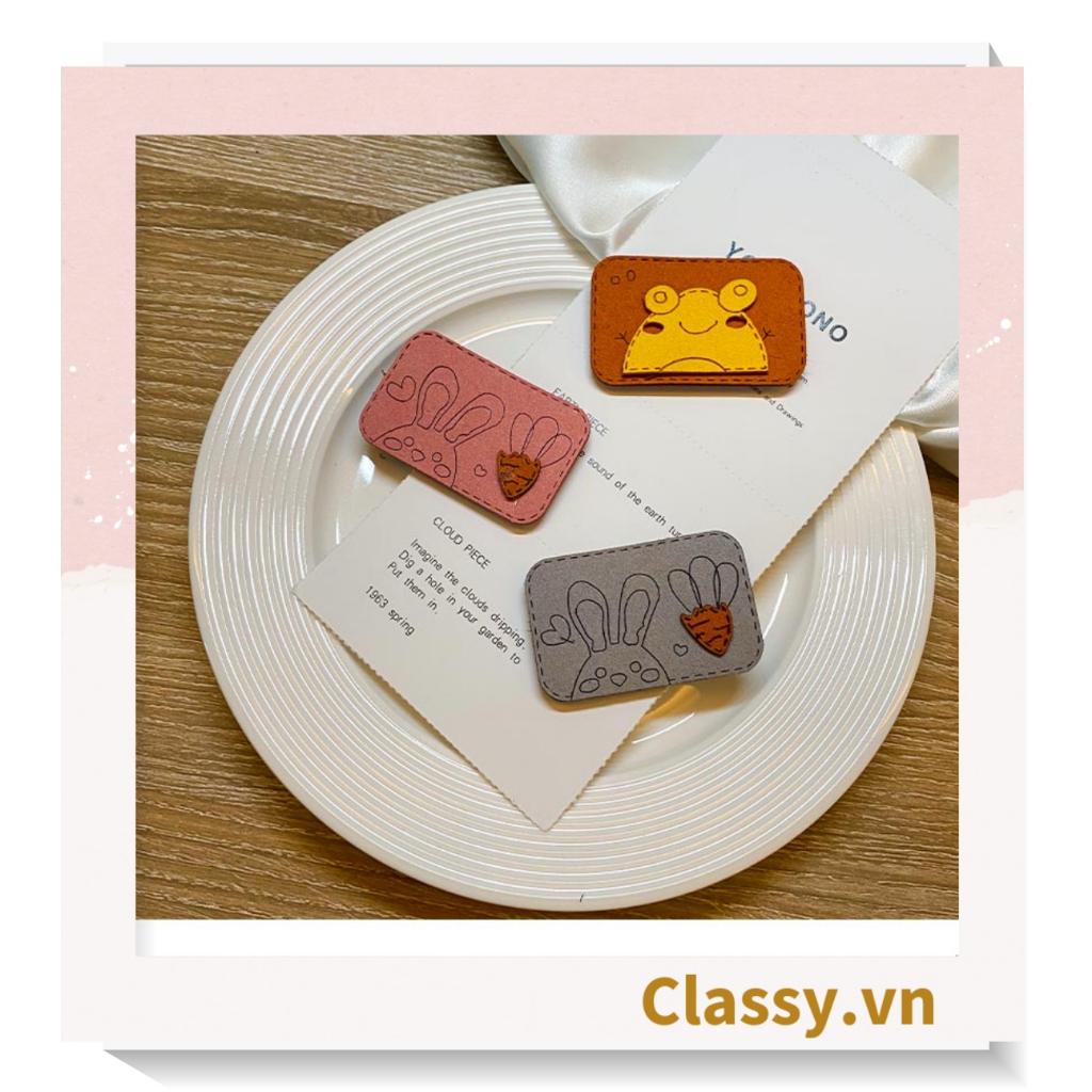 Miếng dán tóc Classy mái một mặt vải in hình hoạt hình PK915
