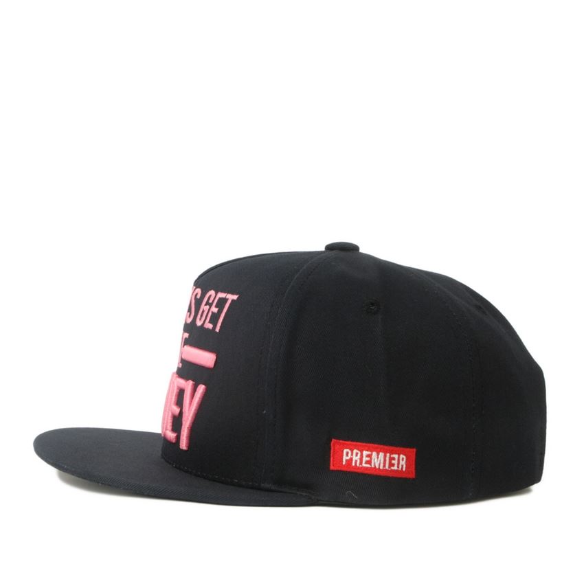 PREMI3R Mũ Snapback Nón Hiphop MONEY màu hải quân chữ hồng mũ lưỡi trai phong cách hàn quốc nón thương hiệu chính hãng