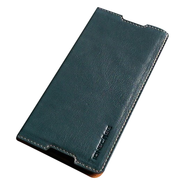 Bao Da IOnecase Blackberry DTEK50 Leather Màu Xanh - Hàng Nhập Khẩu