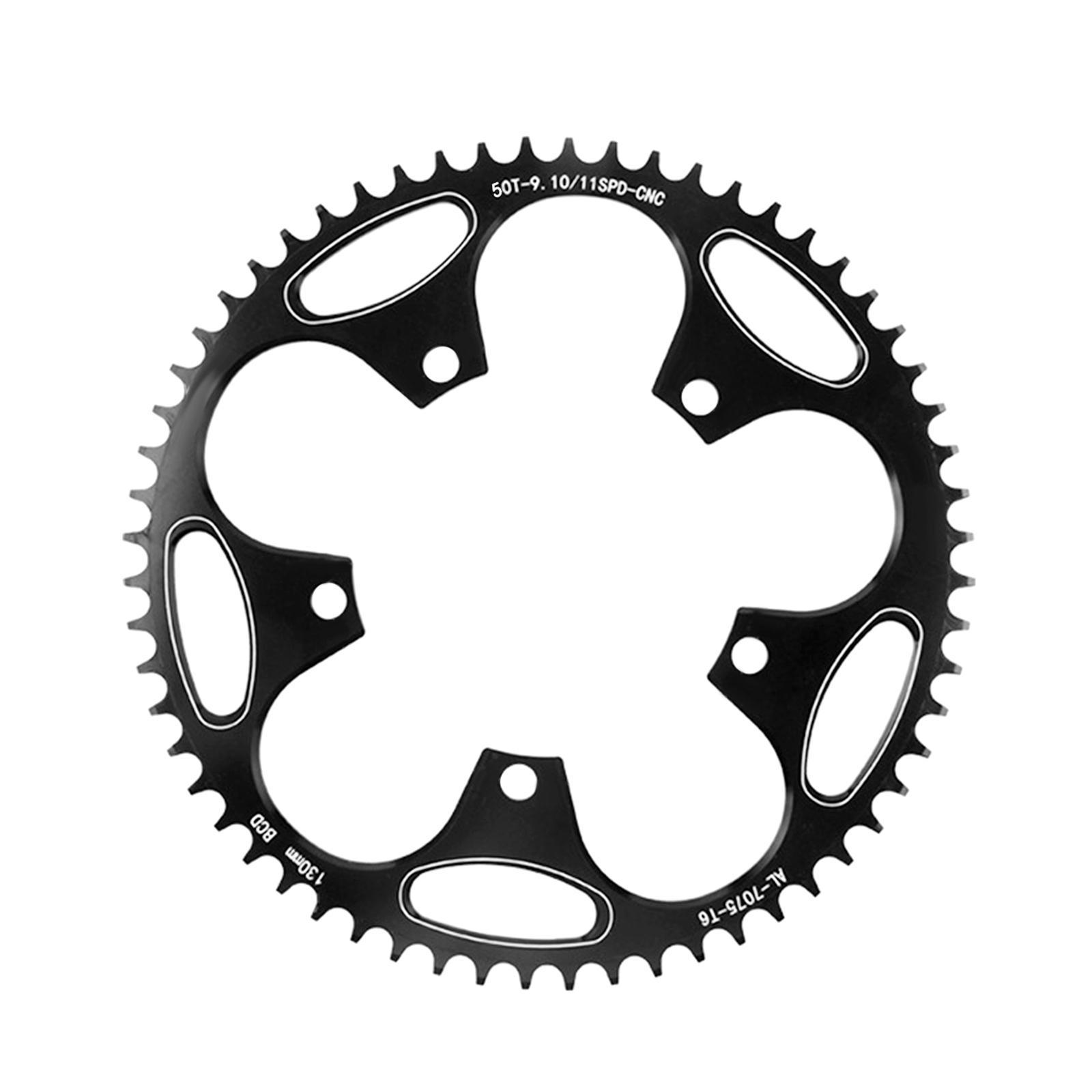 Bike Narrow Wide Chainring 130mm BCD Bike Chainring for Road Bike