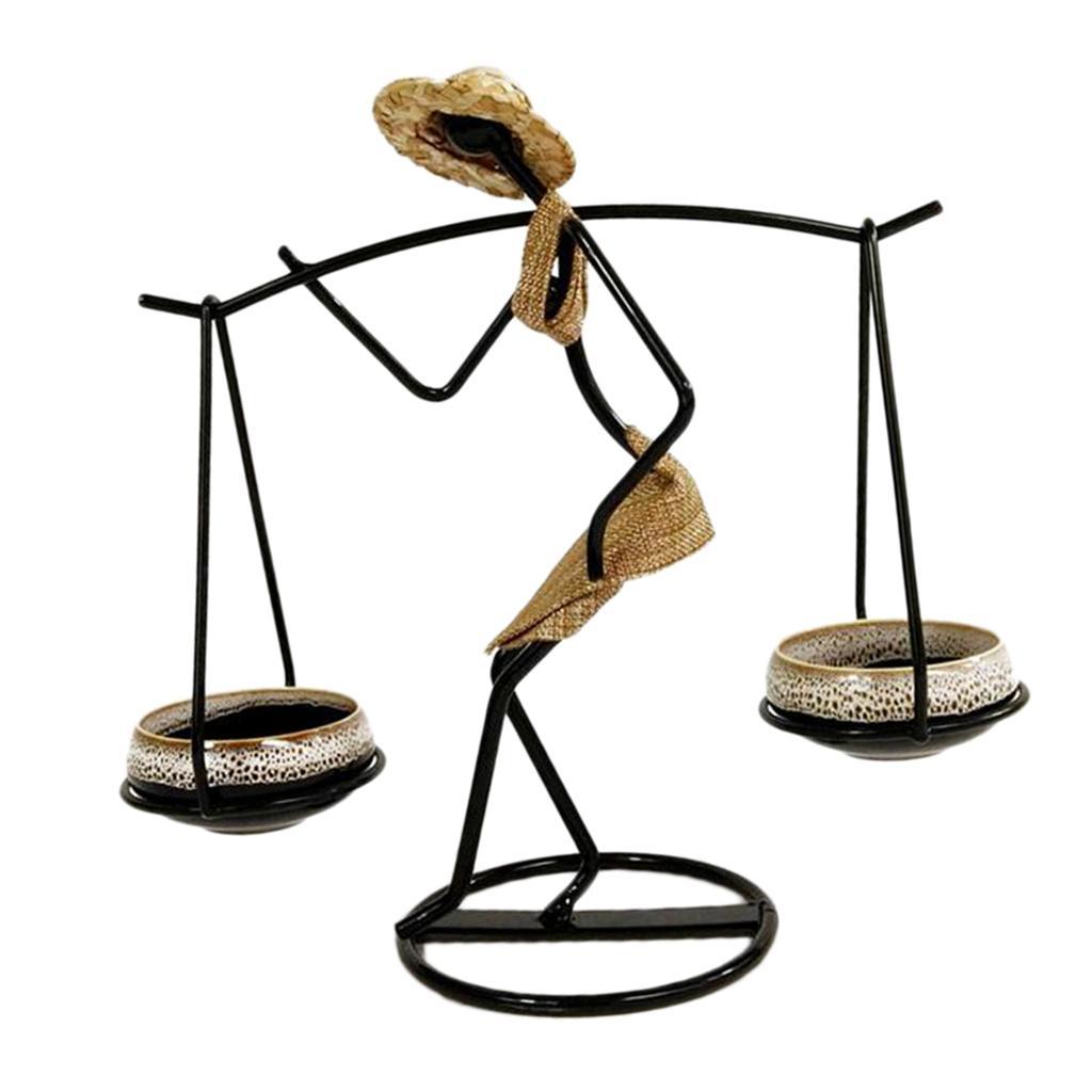 Simple women shape candle holder tealight stand candle holder flower pot a